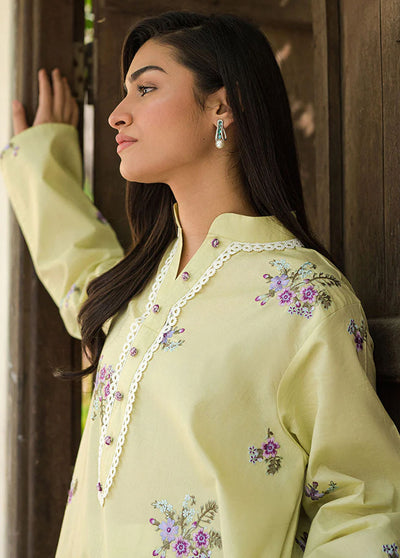 Mushq Pret Embroidered Cotton 2 Piece Suit MPBEM230105 Tulip Burst