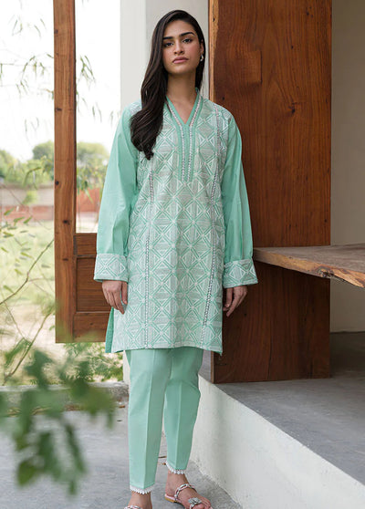 Mushq Pret Embroidered Cotton 2 Piece Suit MPBEM230111 Primrose