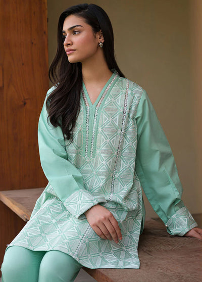 Mushq Pret Embroidered Cotton 2 Piece Suit MPBEM230111 Primrose