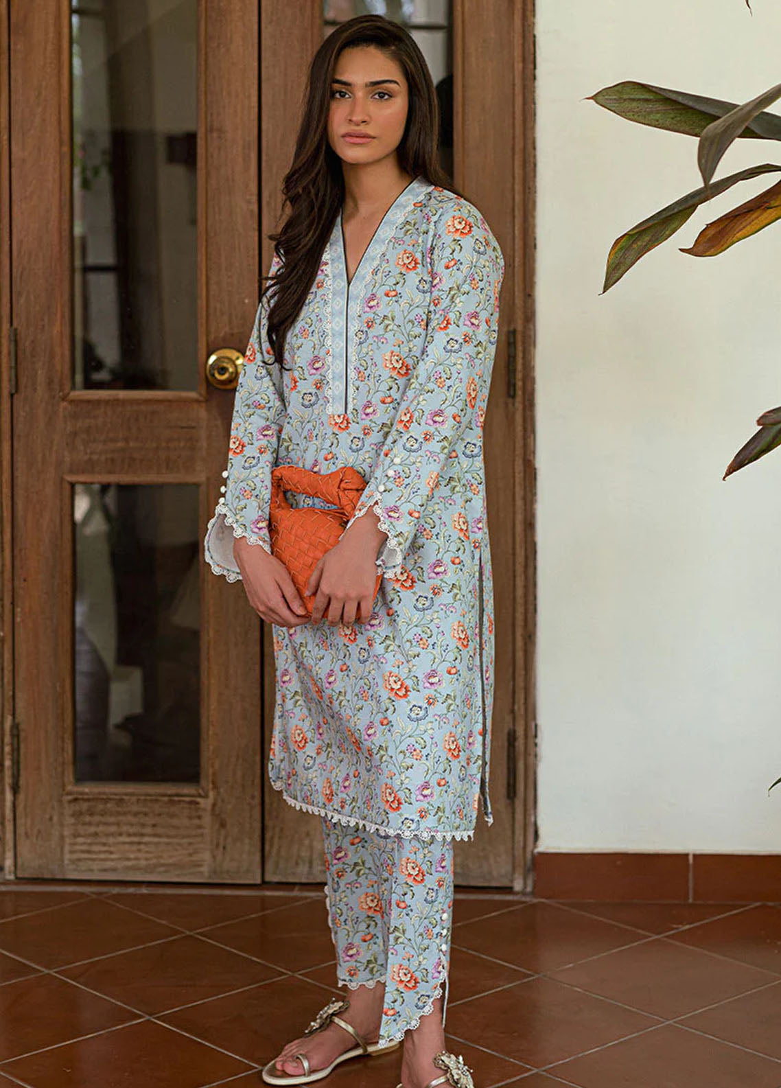 Mushq Pret Printed Cotton 2 Piece Suit MQ23BP MPBPR230106 Fancy Frills