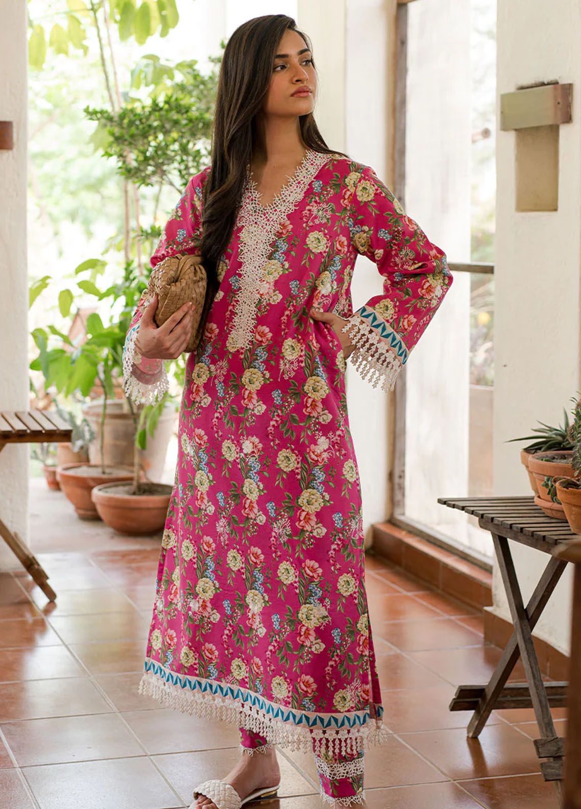 Mushq Pret Printed Cotton 2 Piece Suit MQ23BP MPBPR230113 Erica