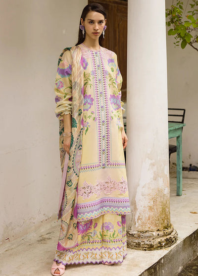 Mushq Embroidered Lawn Suits Unstitched 3 Piece D-2A Dulcina