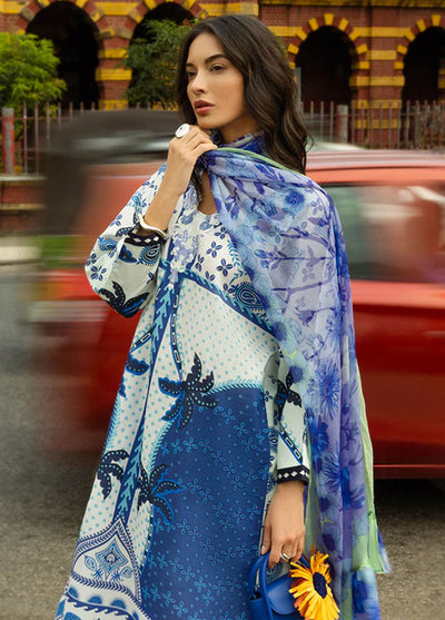 Mushq Embroidered Lawn Suits Unstitched 3 Piece D-6B Ksenia