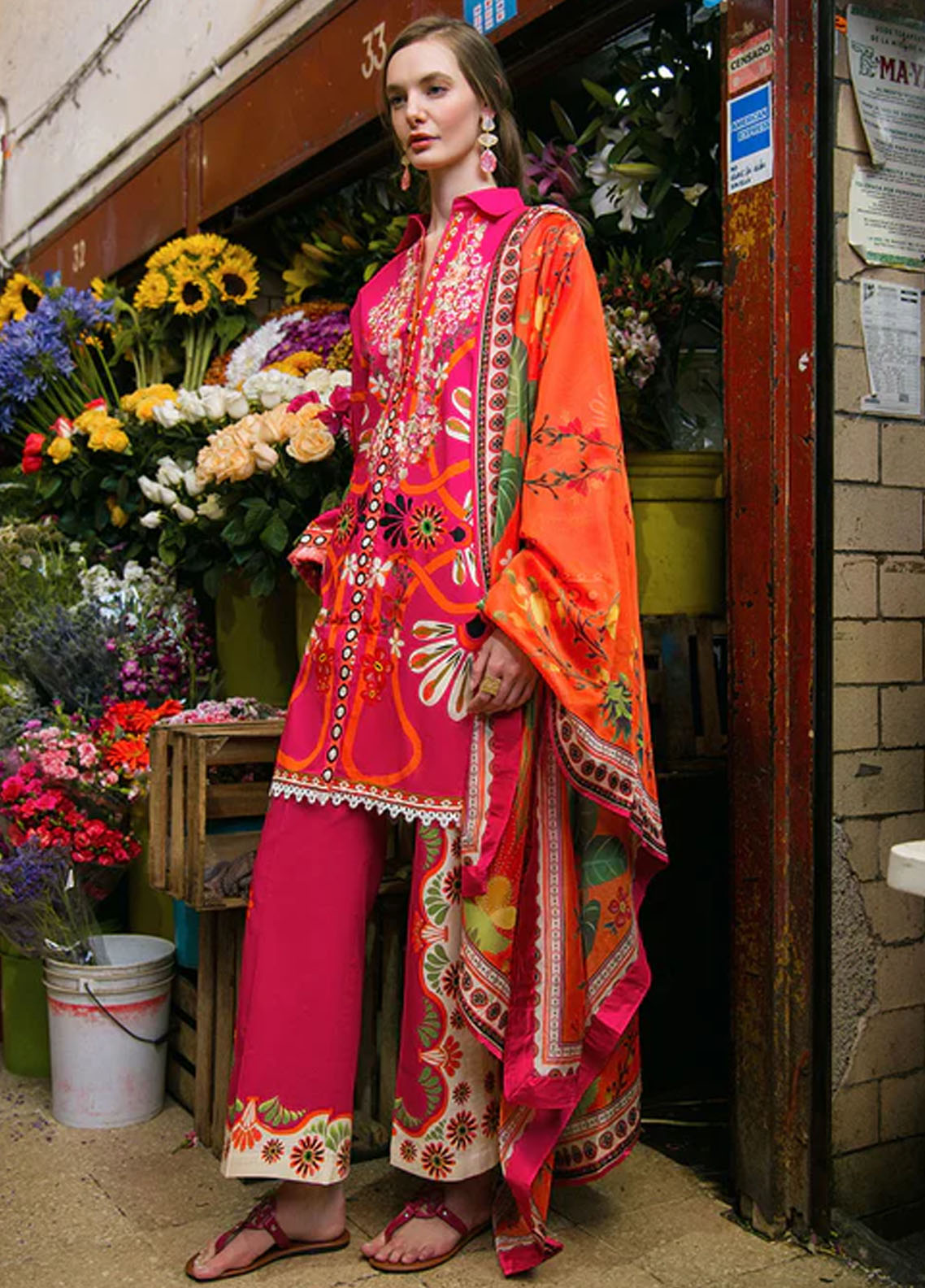 Mushq Printed Lawn Suits Unstitched 3 Piece MQ25LD2D D 9-A Memory of Heart