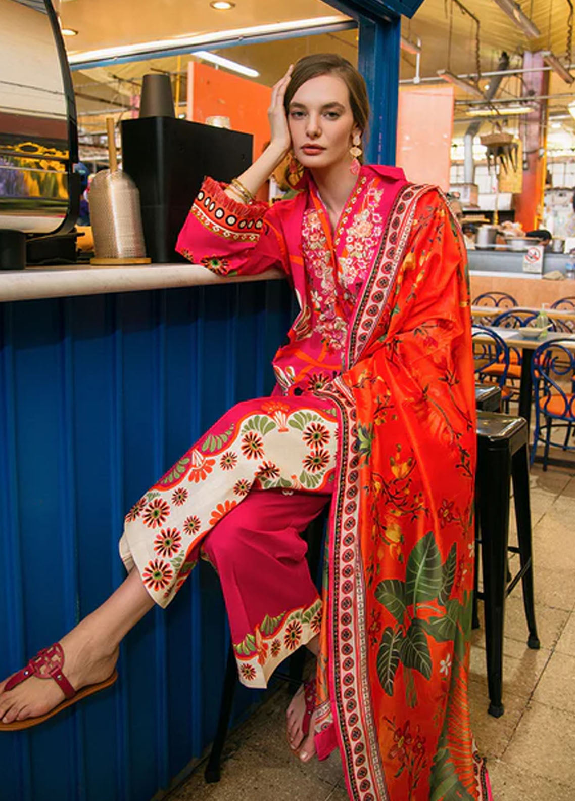 Mushq Printed Lawn Suits Unstitched 3 Piece MQ25LD2D D 9-A Memory of Heart