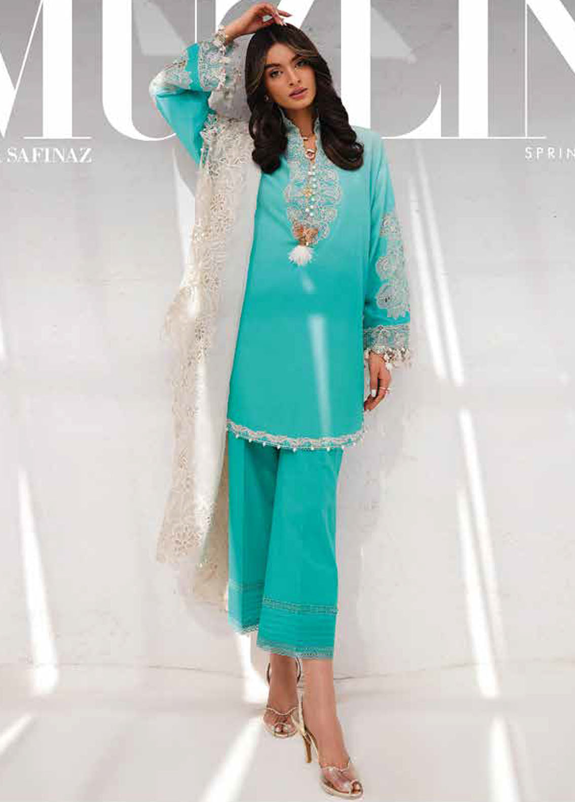 Muzlin By Sana Safinaz Spring Summer Collection 2024 17B