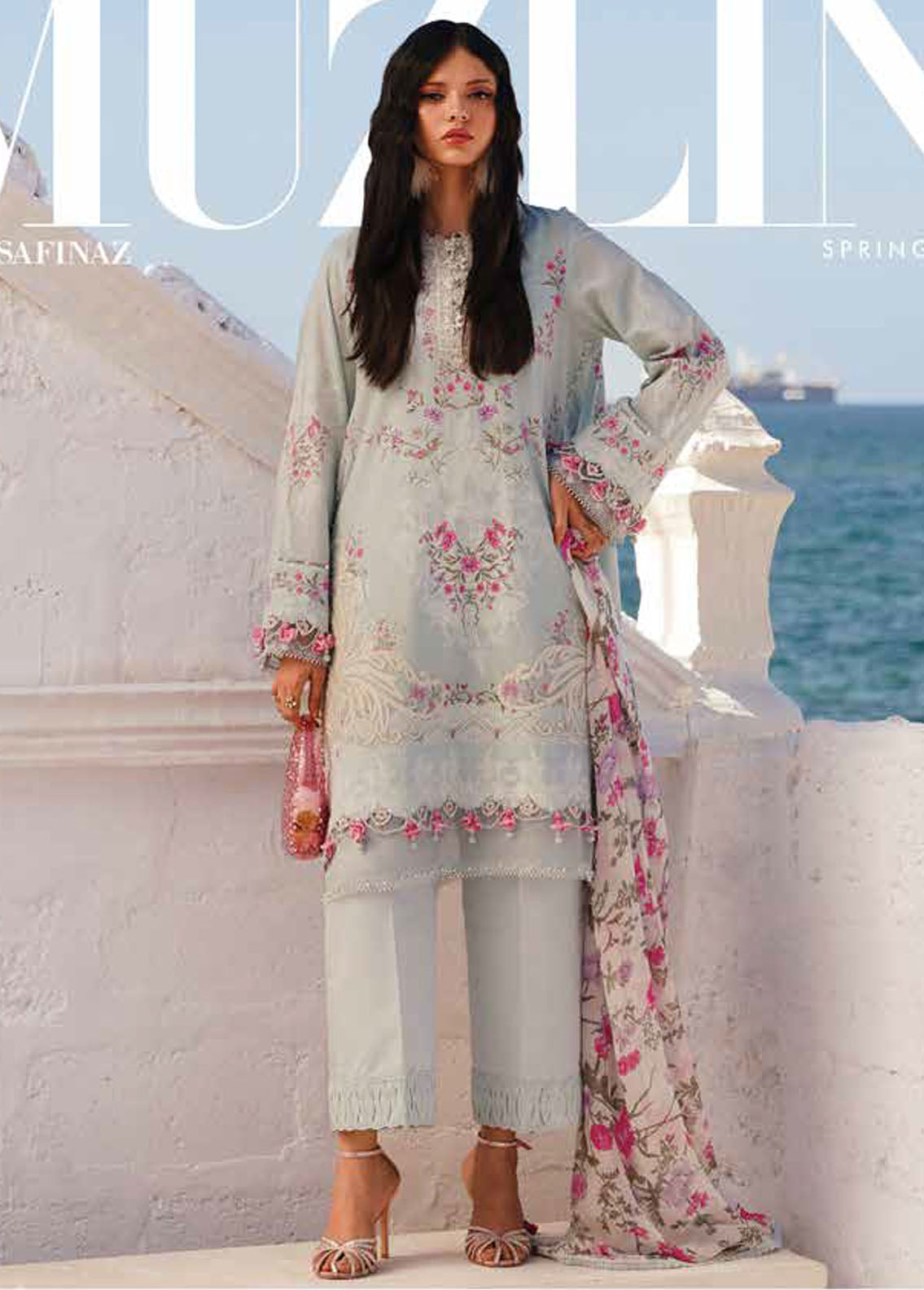 Muzlin By Sana Safinaz Spring Summer Collection 2024 19B