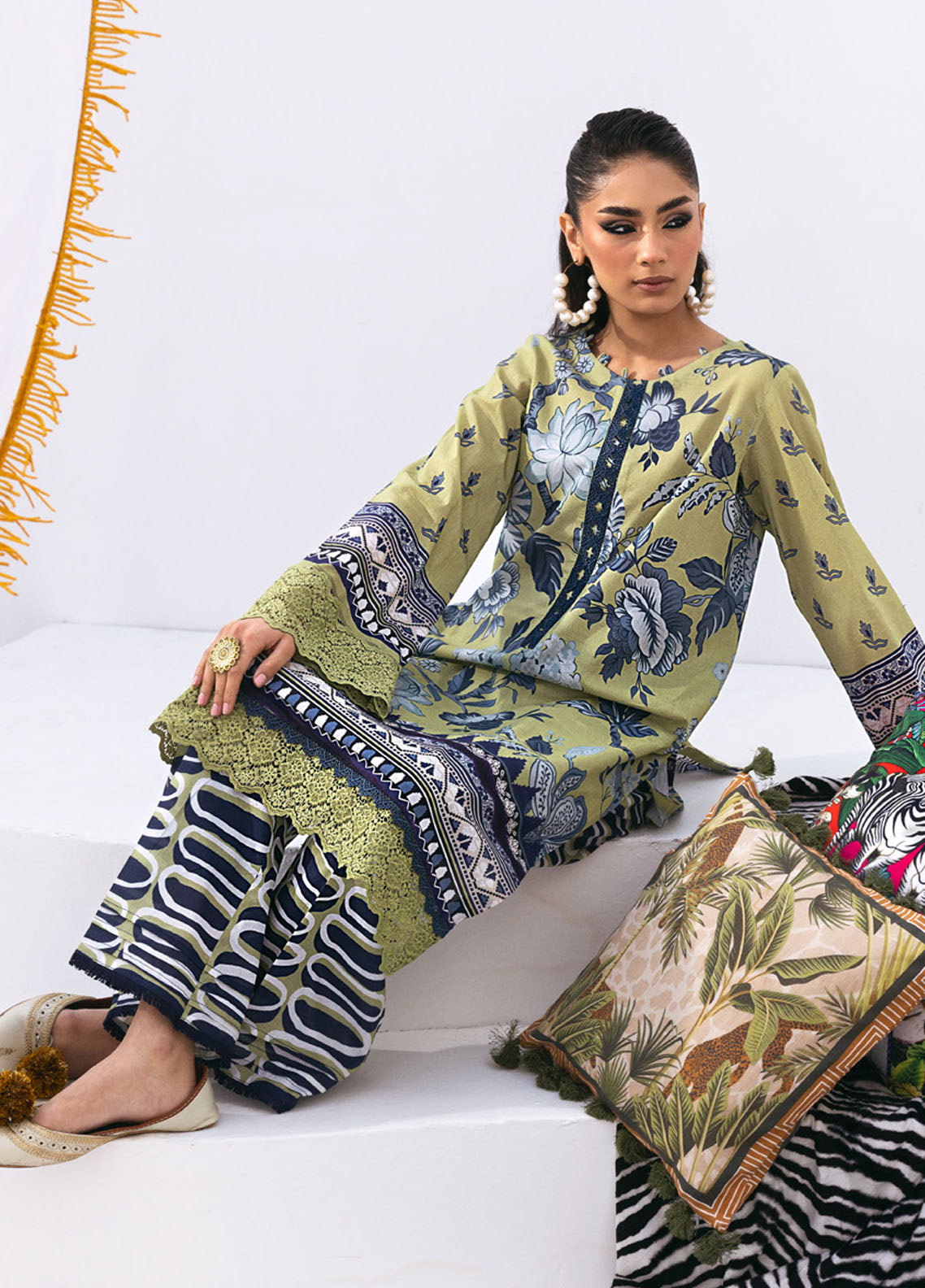 N Girl by Nureh Premium Lawn Collection 2024 NGL-07