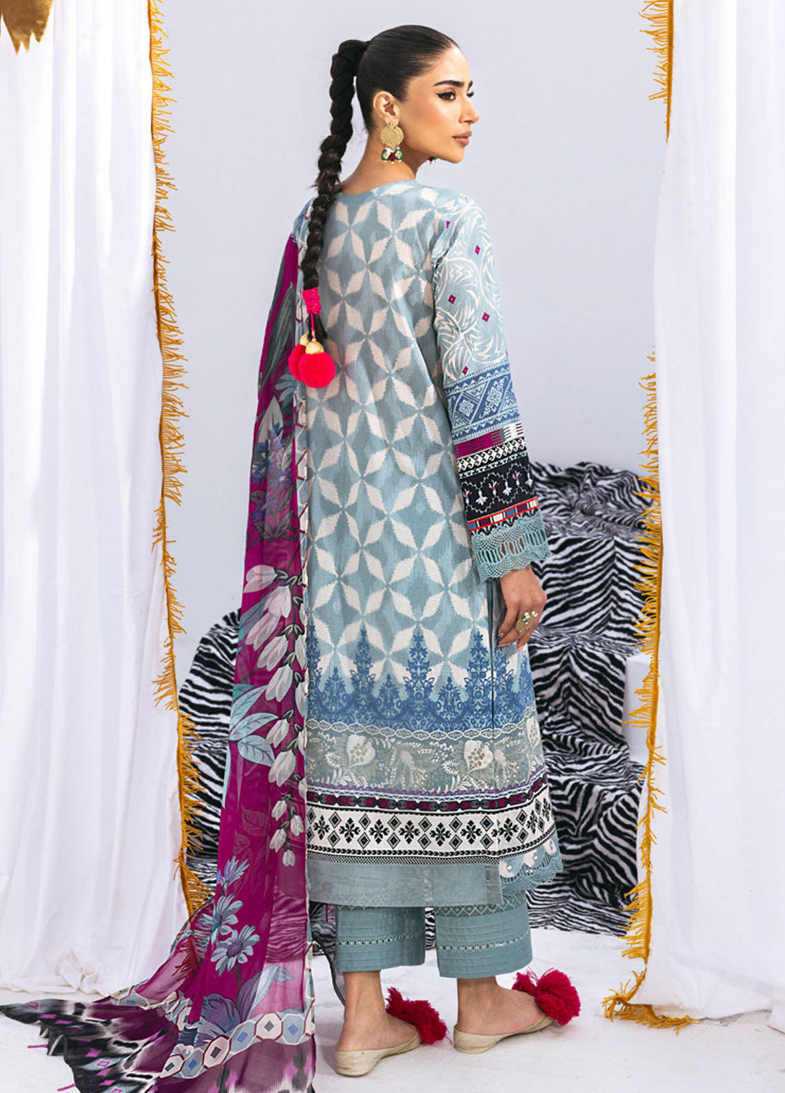 N Girl by Nureh Premium Lawn Collection 2024 NGL-09