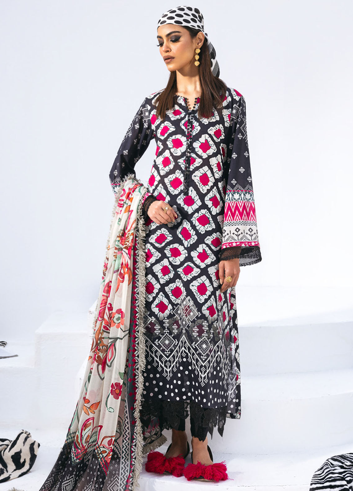 N Girl by Nureh Premium Lawn Collection 2024 NGL-05