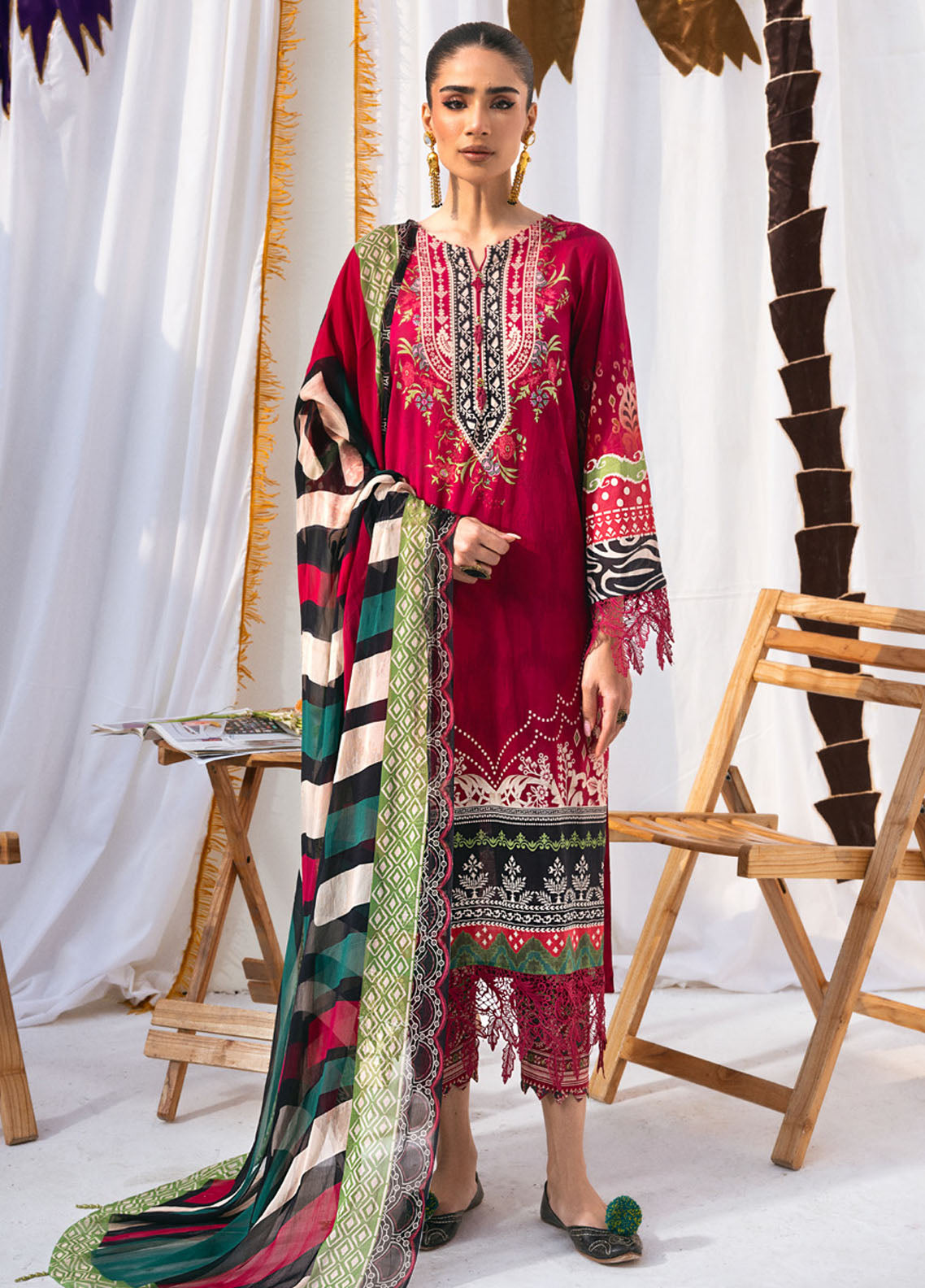 N Girl by Nureh Premium Lawn Collection 2024 NGL-08