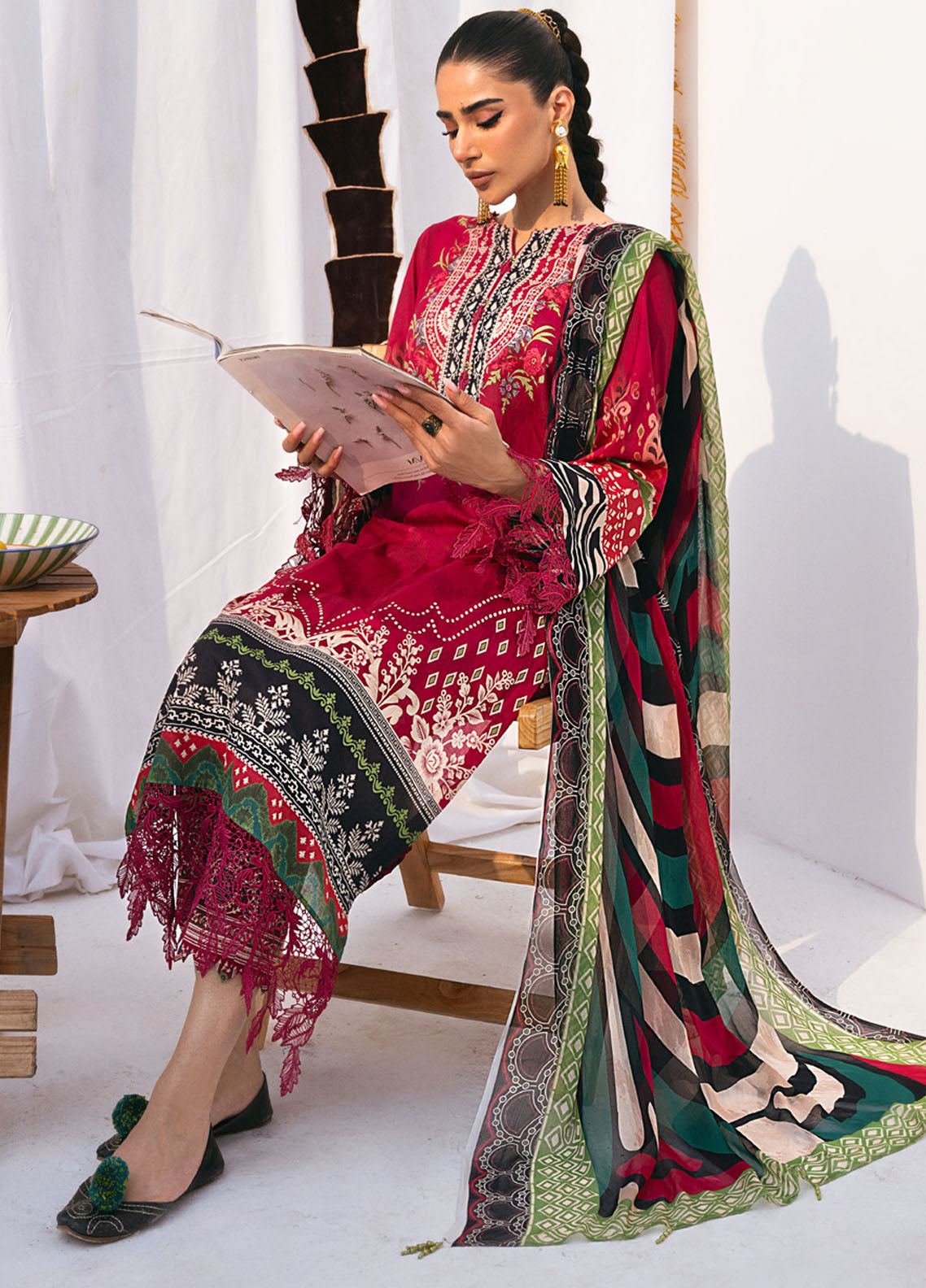 N Girl by Nureh Premium Lawn Collection 2024 NGL-08