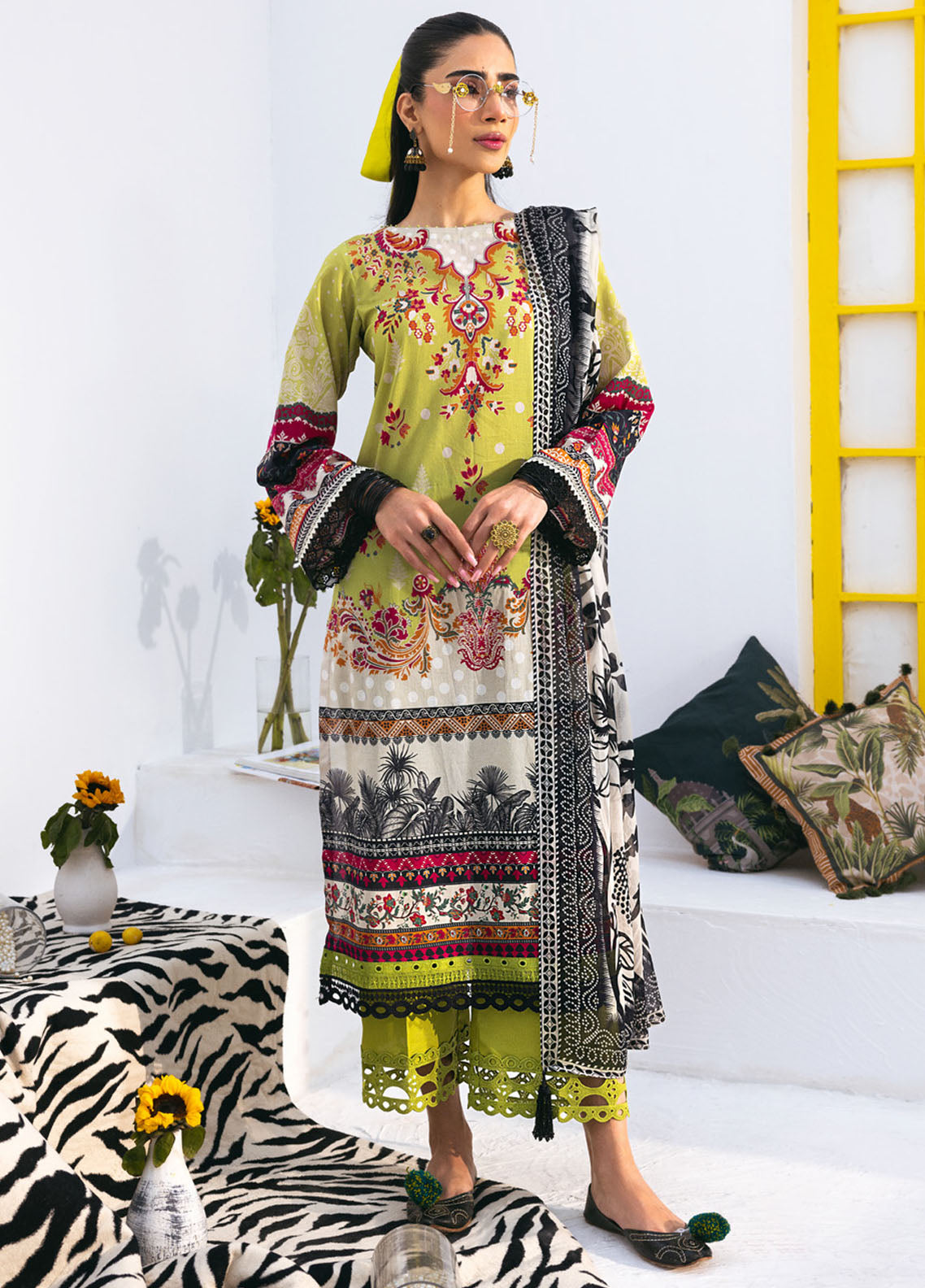 N Girl by Nureh Premium Lawn Collection 2024 NGL-11