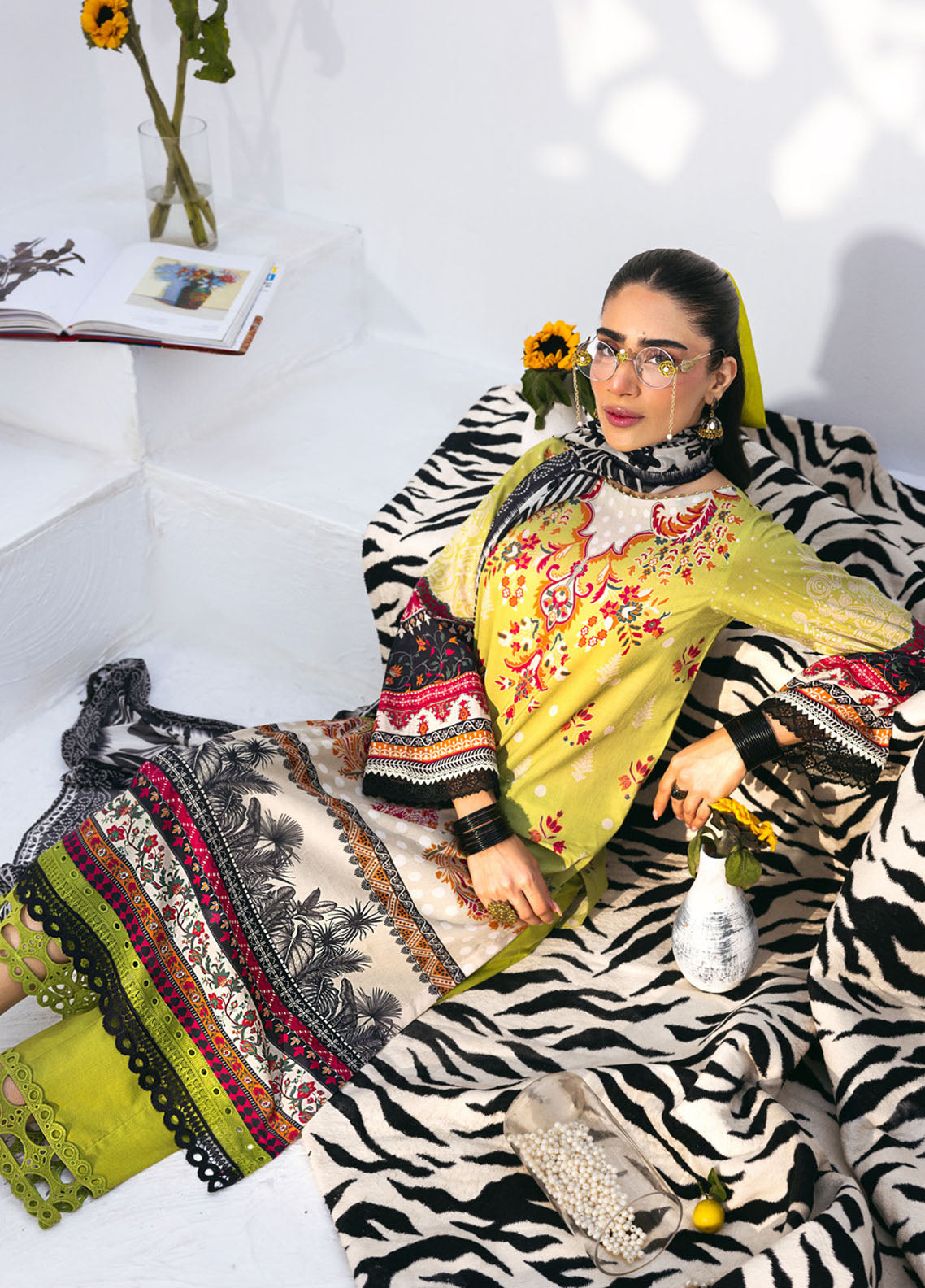 N Girl by Nureh Premium Lawn Collection 2024 NGL-11