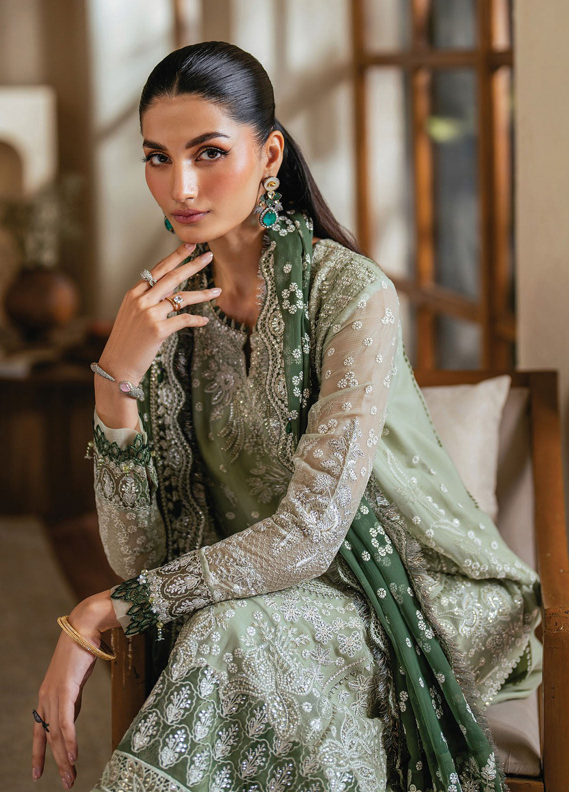 Niran by Xenia Luxury Unstitched Formals Collection 2025 D-02 Verdura