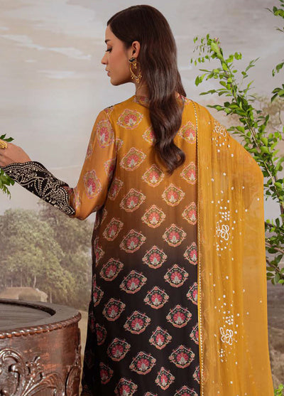 Nureh Embroidered Chiffon Suits Unstitched 4 Piece Suit NU25AU AM-30