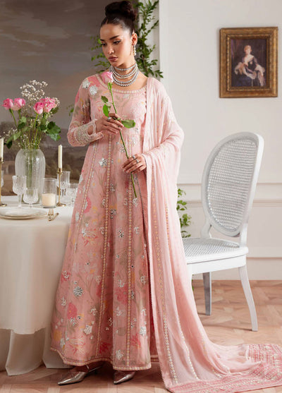 Nureh Embroidered Chiffon Suits Unstitched 4 Piece Suit NU25AU AM-25