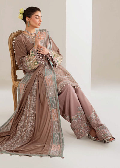 Maya by Nureh Unstitched Velvet Embroidered 3 Piece Suits NU25MV NW-112 - Festive Collection