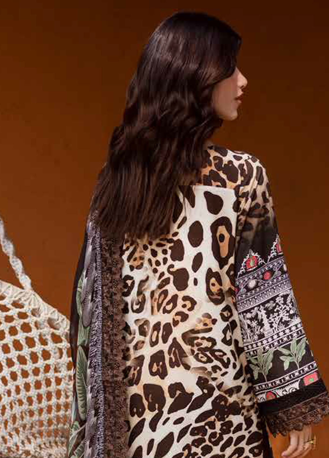 Nureh Embroidered Linen Suits Unstitched 3 Piece NU25GEU NWG-85