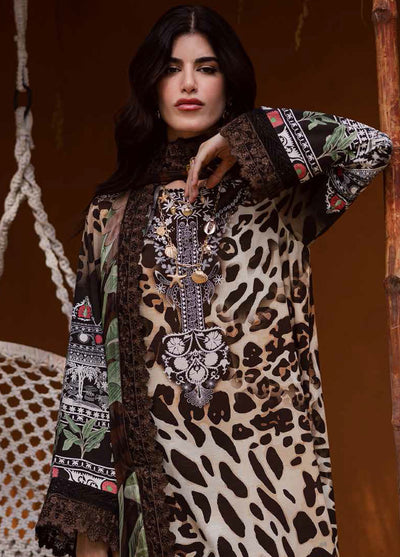 Nureh Embroidered Linen Suits Unstitched 3 Piece NU25GEU NWG-85