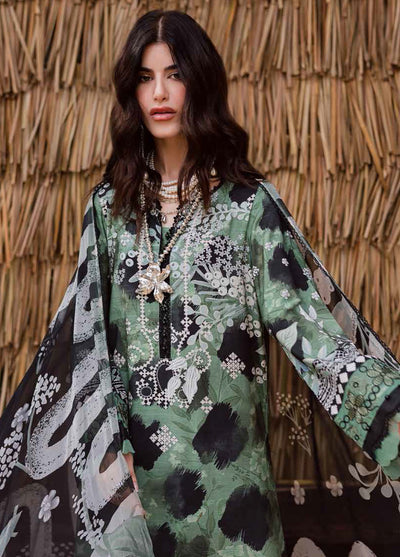 Nureh Embroidered Linen Suits Unstitched 3 Piece NU25GEU NWG-86
