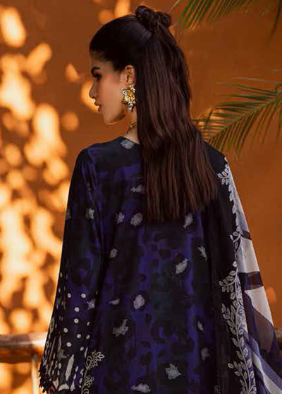 Nureh Embroidered Linen Suits Unstitched 3 Piece NU25GEU NWG-88