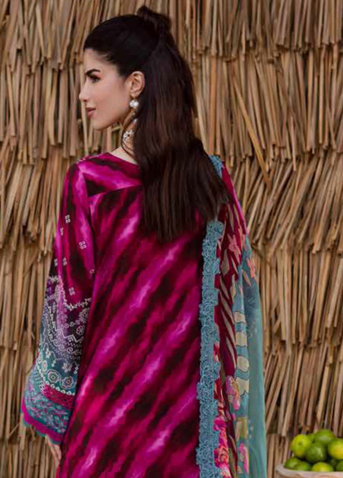 Nureh Embroidered Linen Suits Unstitched 3 Piece NU25GEU NWG-89