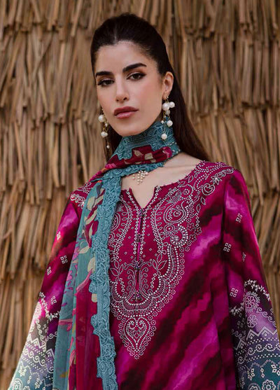 Nureh Embroidered Linen Suits Unstitched 3 Piece NU25GEU NWG-89