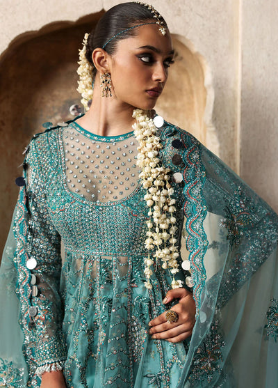 Massarat by Hussain Rehar Embroidered Net Suits Unstitched 3 Piece HRR25MU Nagmа - Festive Collection