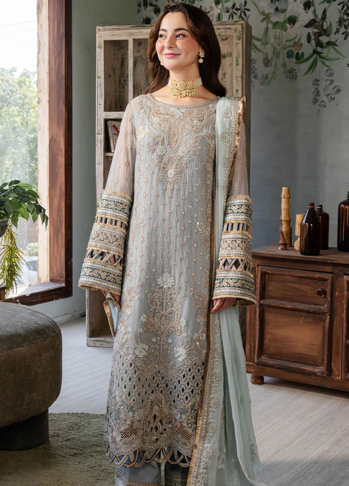 Naina By Imrozia Unstitched Chiffon Collection 2024  Rumman