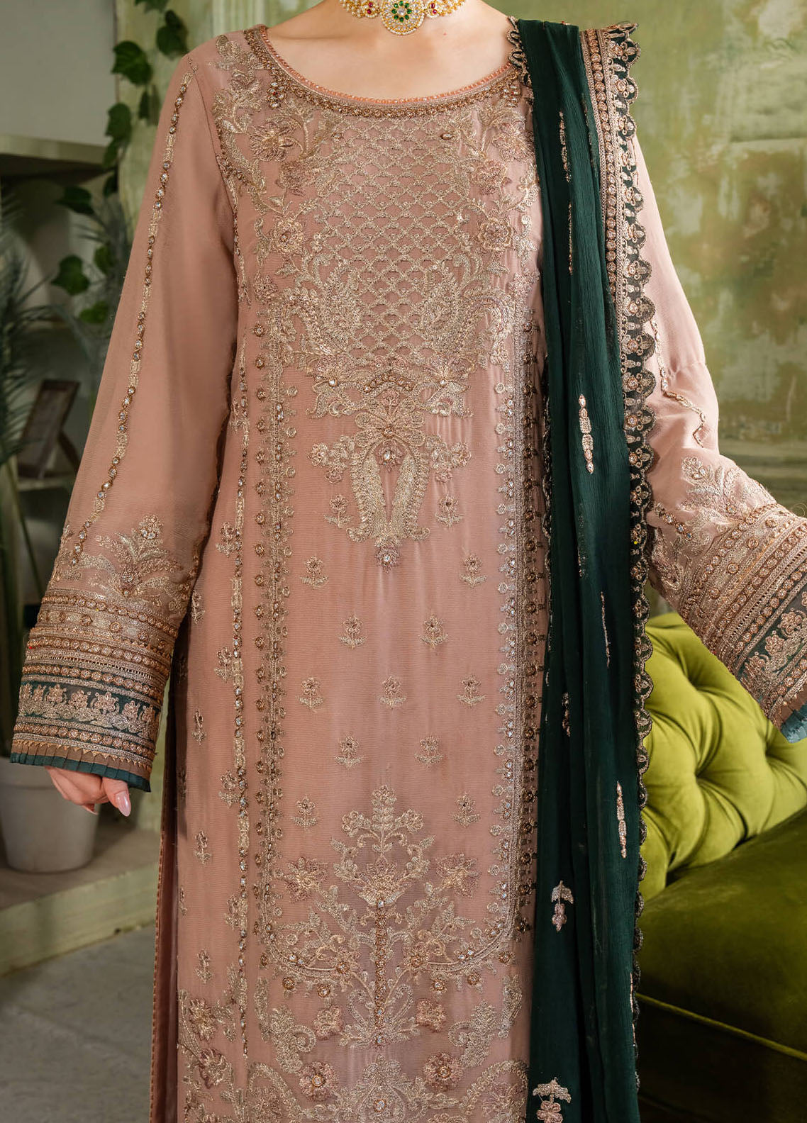 Naina By Imrozia Unstitched Chiffon Collection 2024  Gul