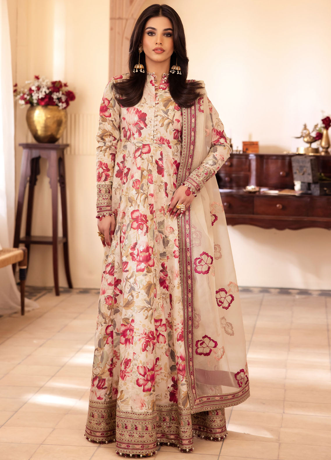 Nani Ka Ghar by Iznik Luxury Lawn Eid Collection 2024 NKG-05 Gosha