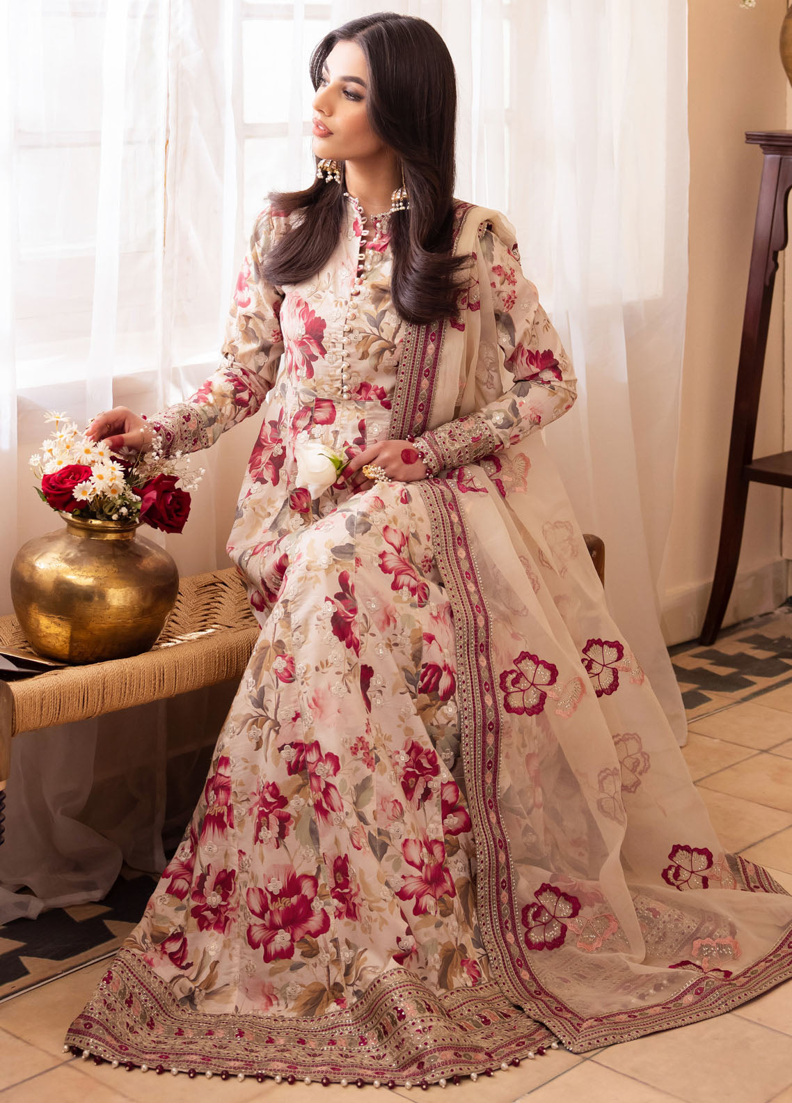 Nani Ka Ghar by Iznik Luxury Lawn Eid Collection 2024 NKG-05 Gosha