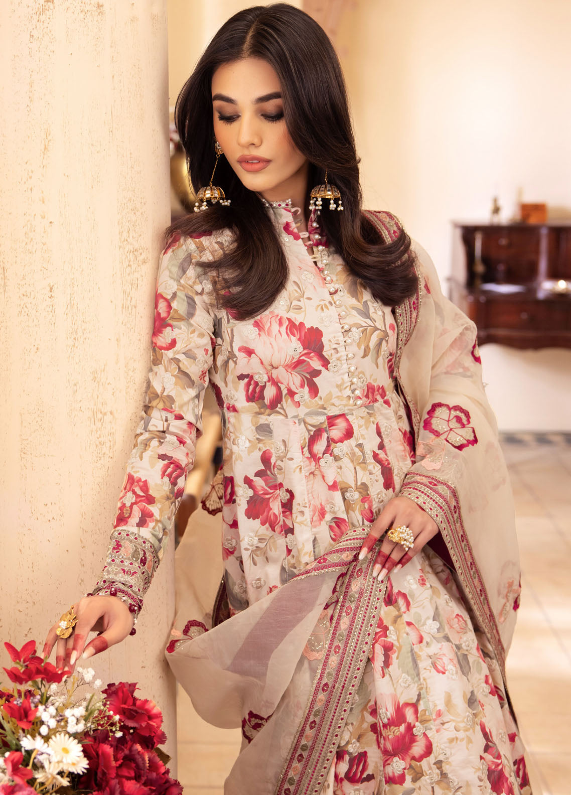 Nani Ka Ghar by Iznik Luxury Lawn Eid Collection 2024 NKG-05 Gosha