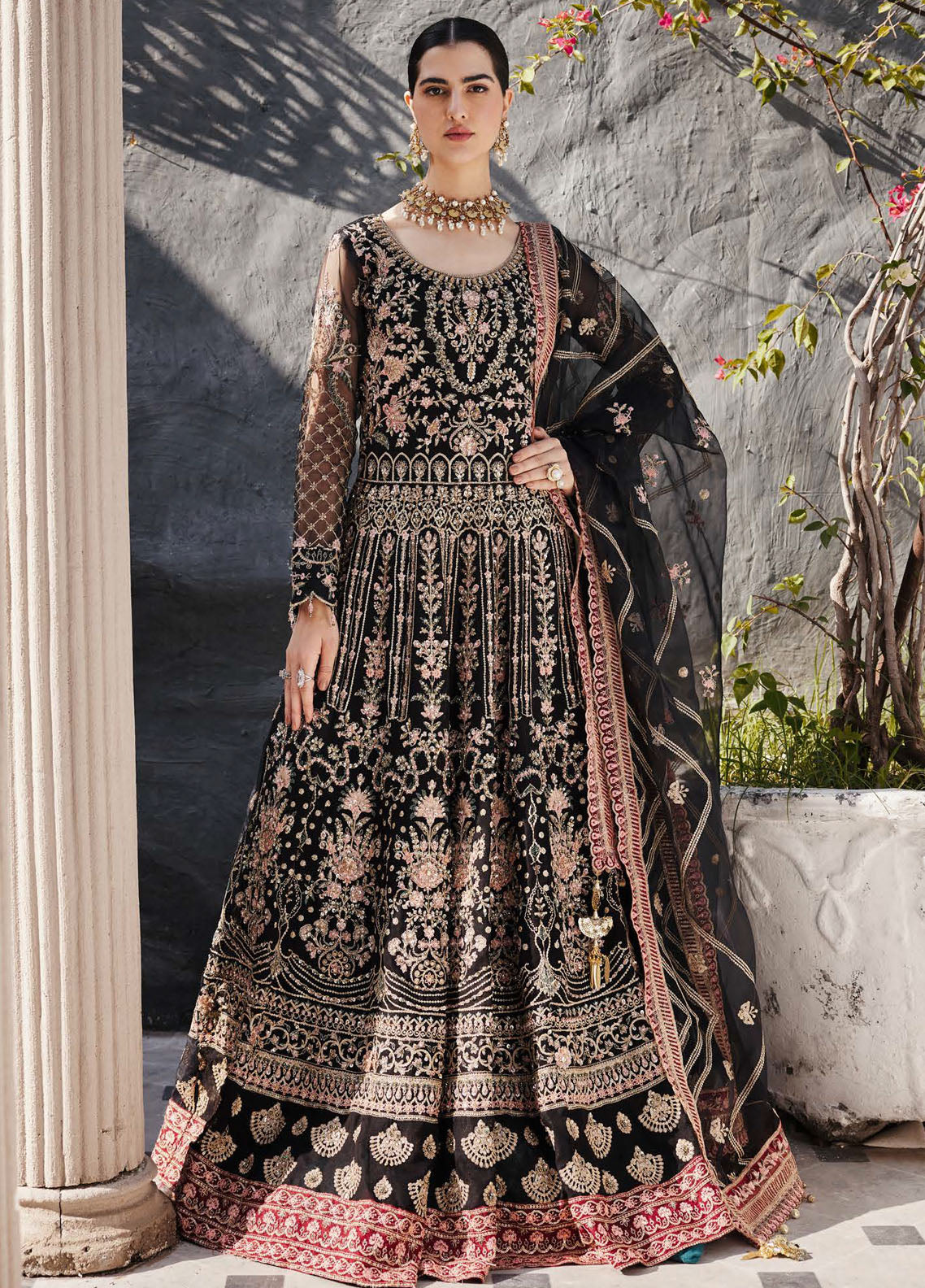 Nawabzadi by Emaan Adeel Unstitched Collection 2024 Maanvi