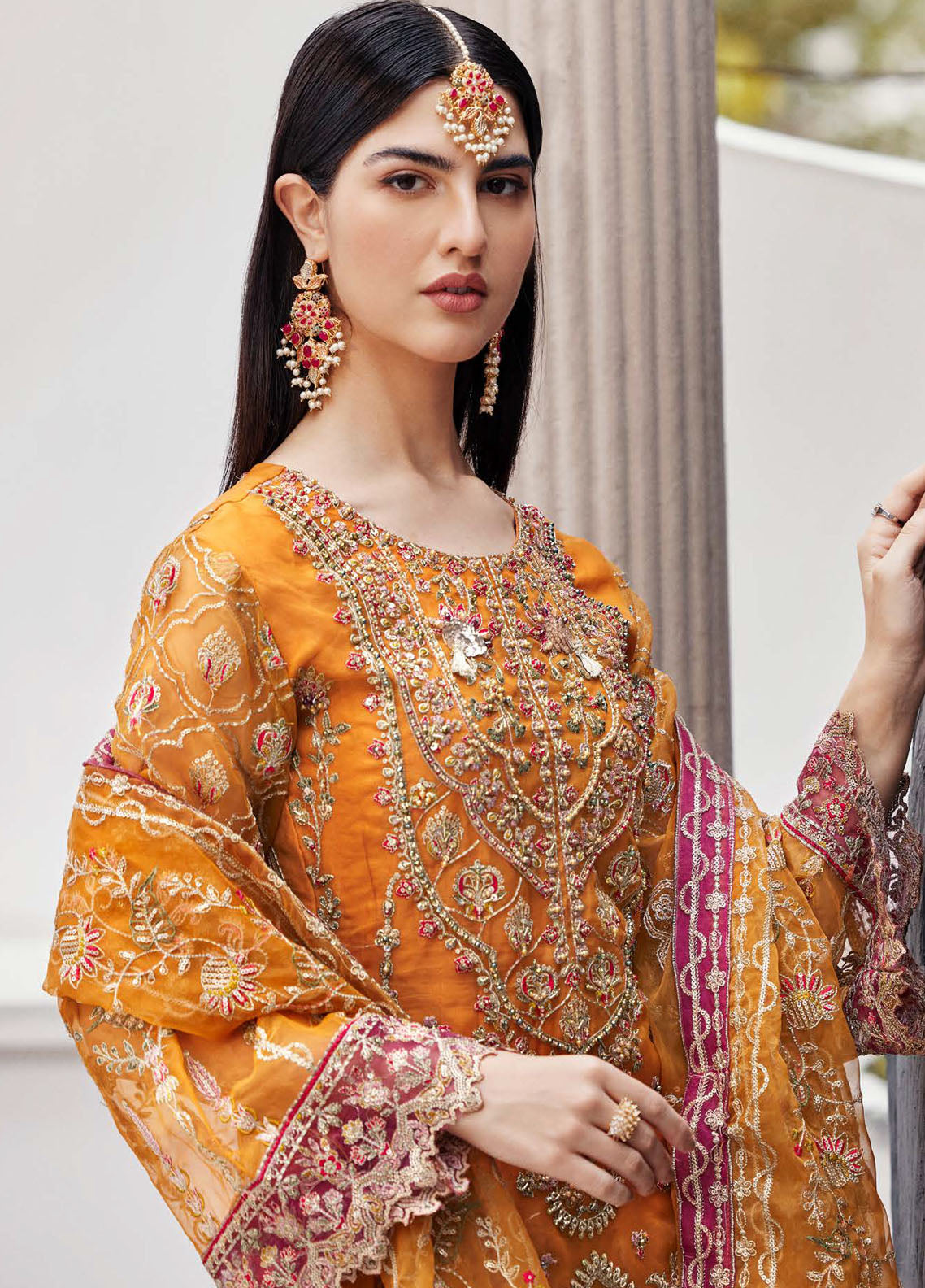 Nawabzadi by Emaan Adeel Unstitched Collection 2024 Ruhab