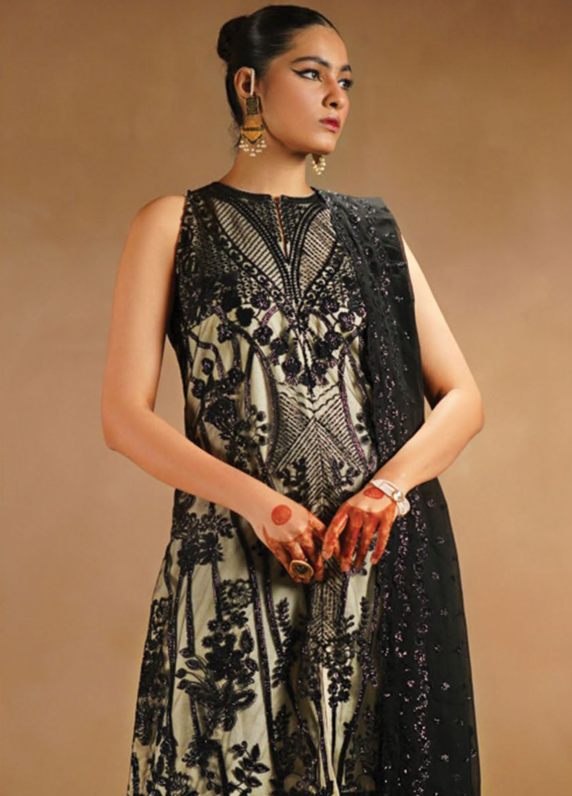 Nayab By Myeesha Luxury Festive Collection 2023 MF23-06 Siyaah