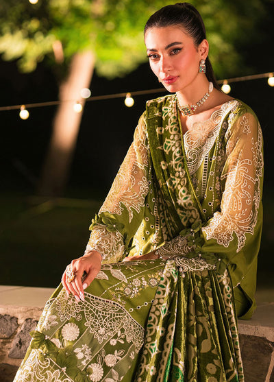 Nazakat By Mahnur Embroidered Corduroy Suit Unstitched 3 Piece MN24N D-01 Arya - Winter Collection