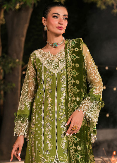 Nazakat By Mahnur Embroidered Corduroy Suit Unstitched 3 Piece MN24N D-01 Arya - Winter Collection