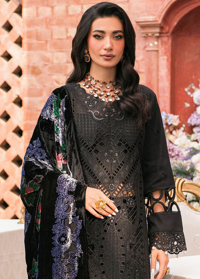 Nazakat By Mahnur Embroidered Corduroy Suit Unstitched 3 Piece MN24N D-05 Lumi - Winter Collection