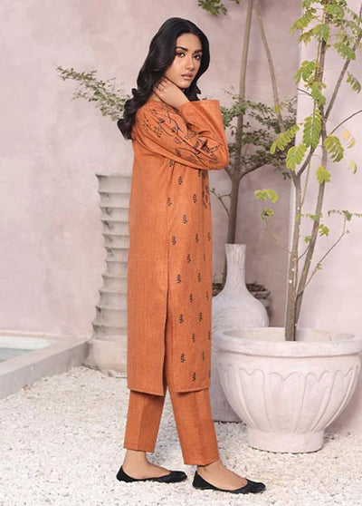 Nazmina Pret Casual Khaddar 2 Piece Suit KP-307 Tawny Caramel