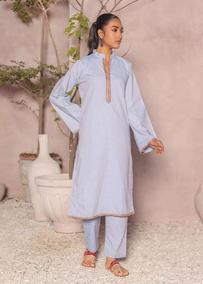 Nazmina Pret Casual Khaddar 2 Piece Suit KP-311 Teal Lapis