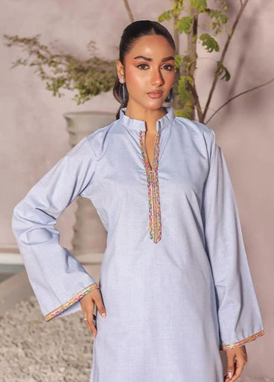 Nazmina Pret Casual Khaddar 2 Piece Suit KP-311 Teal Lapis