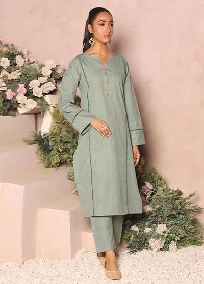 Nazmina Pret Casual Khaddar 2 Piece Suit KP-314 Fern Mint