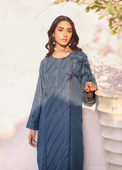 Nazmina Pret Casual Khaddar 2 Piece Suit KP302 Midnight Azure