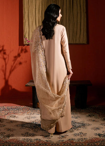 Neeshay Pret Embroidered Raw Silk 3 Piece Suit RS-05