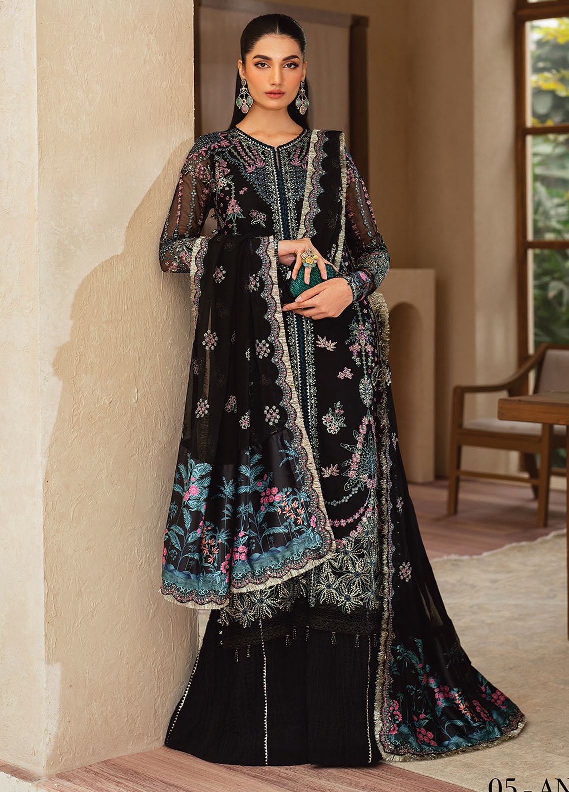 Niran by Xenia Luxury Unstitched Formals Collection 2025 D-05 Antiha