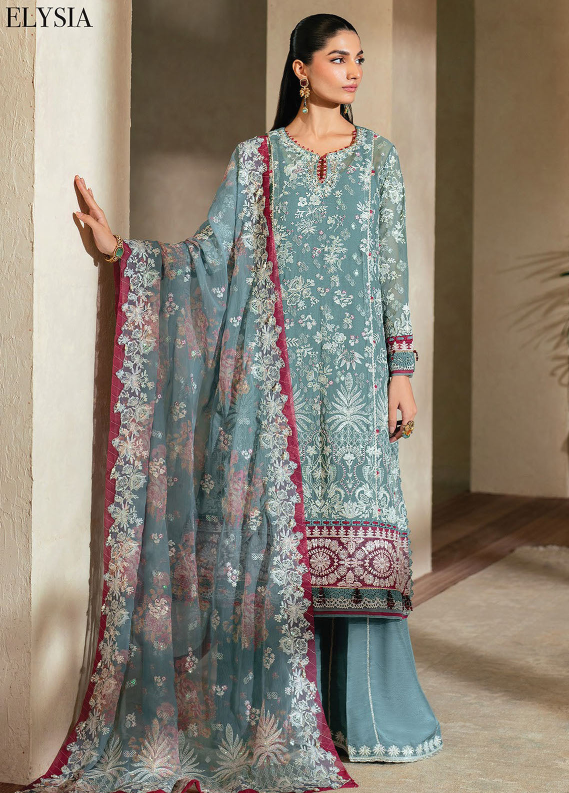 Niran by Xenia Luxury Unstitched Formals Collection 2025 D-09 Elysia