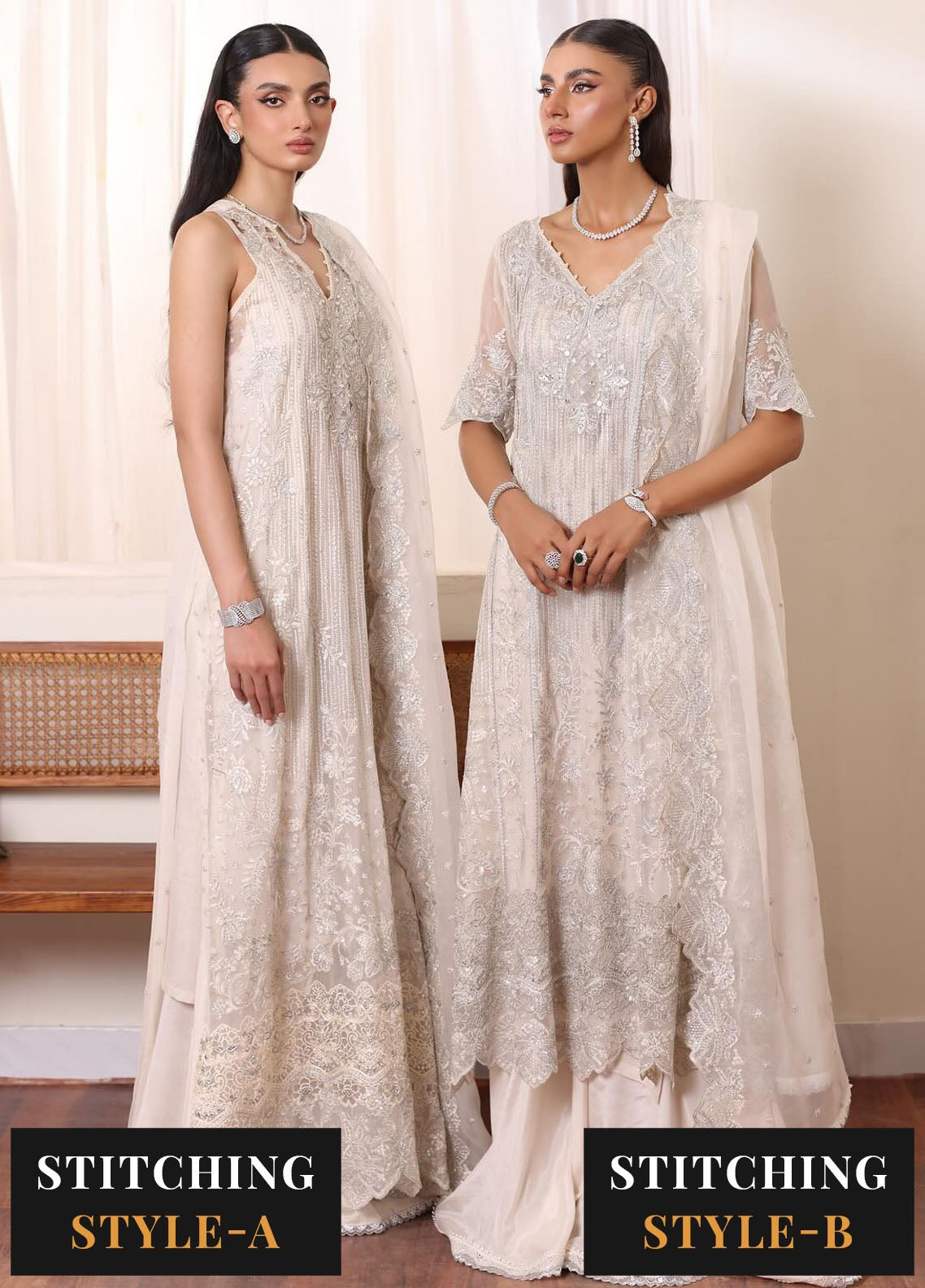 Noor By Saadia Asad Chiffon De Luxe Formal Collection 2024 D-05 Seliel