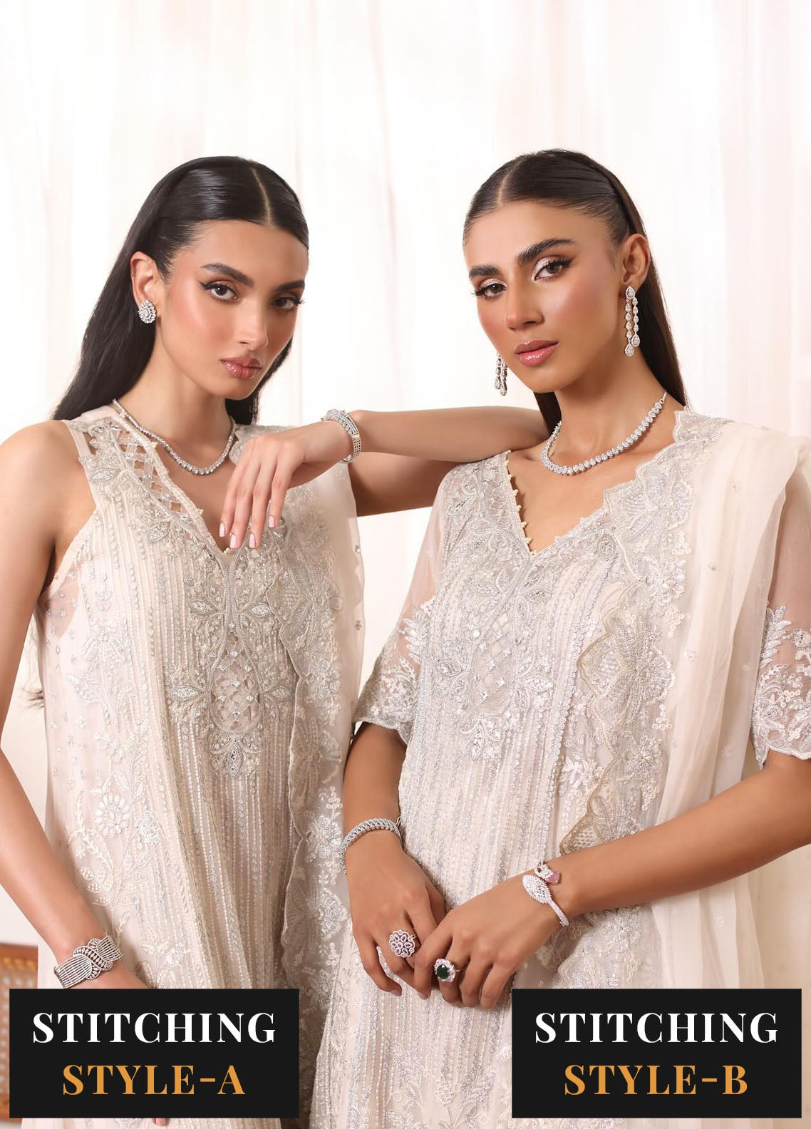 Noor By Saadia Asad Chiffon De Luxe Formal Collection 2024 D-05 Seliel
